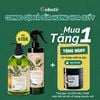 Combo Kiềm Dầu: Dầu gội dừa (Hương Hoa Quýt) 480ml + Nước xả tóc(Hương Hoa Quýt) 500ml Muối tẩy TBC da đầu 265g