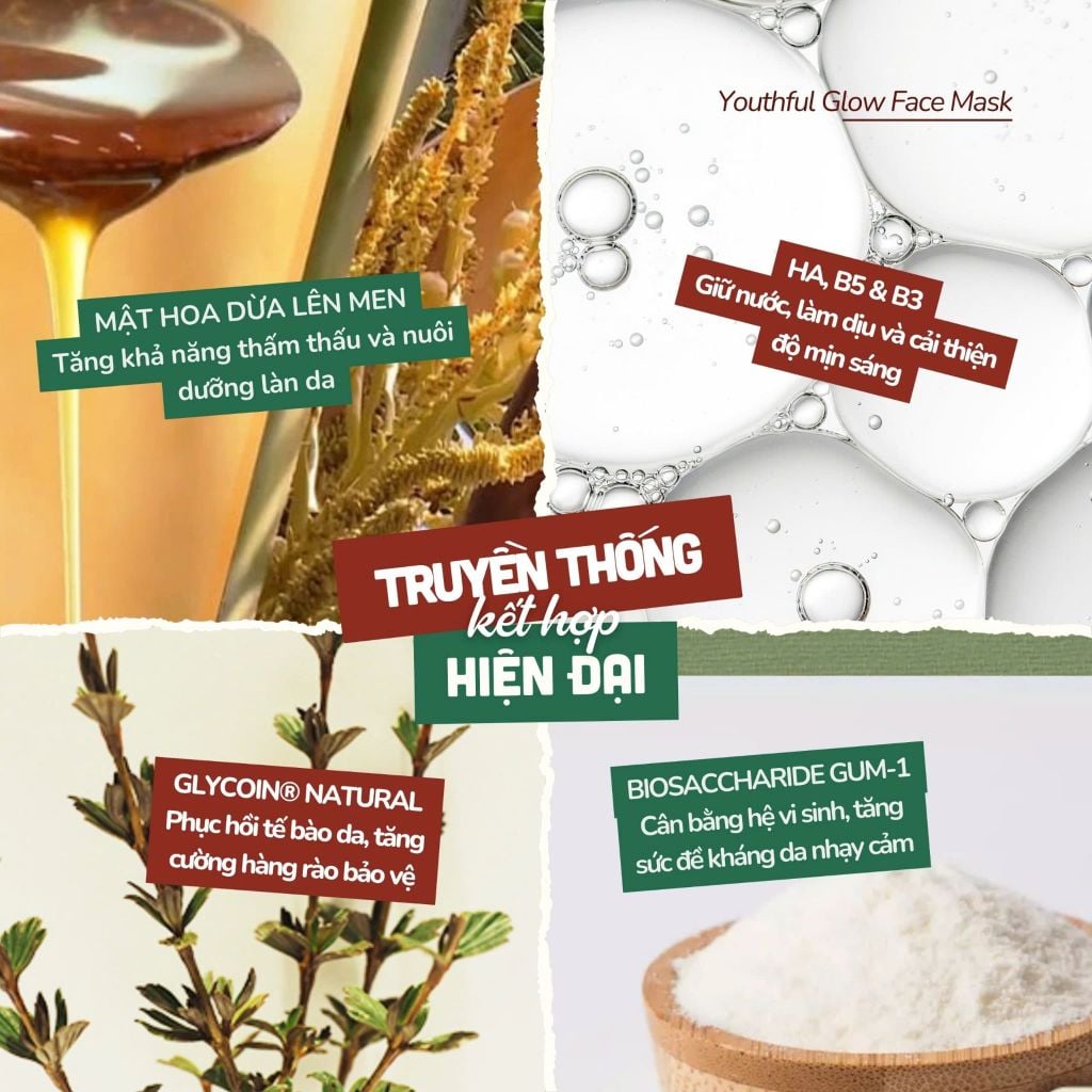 Mặt Nạ Dừa - YOUTHFUL GLOW FACE MASK