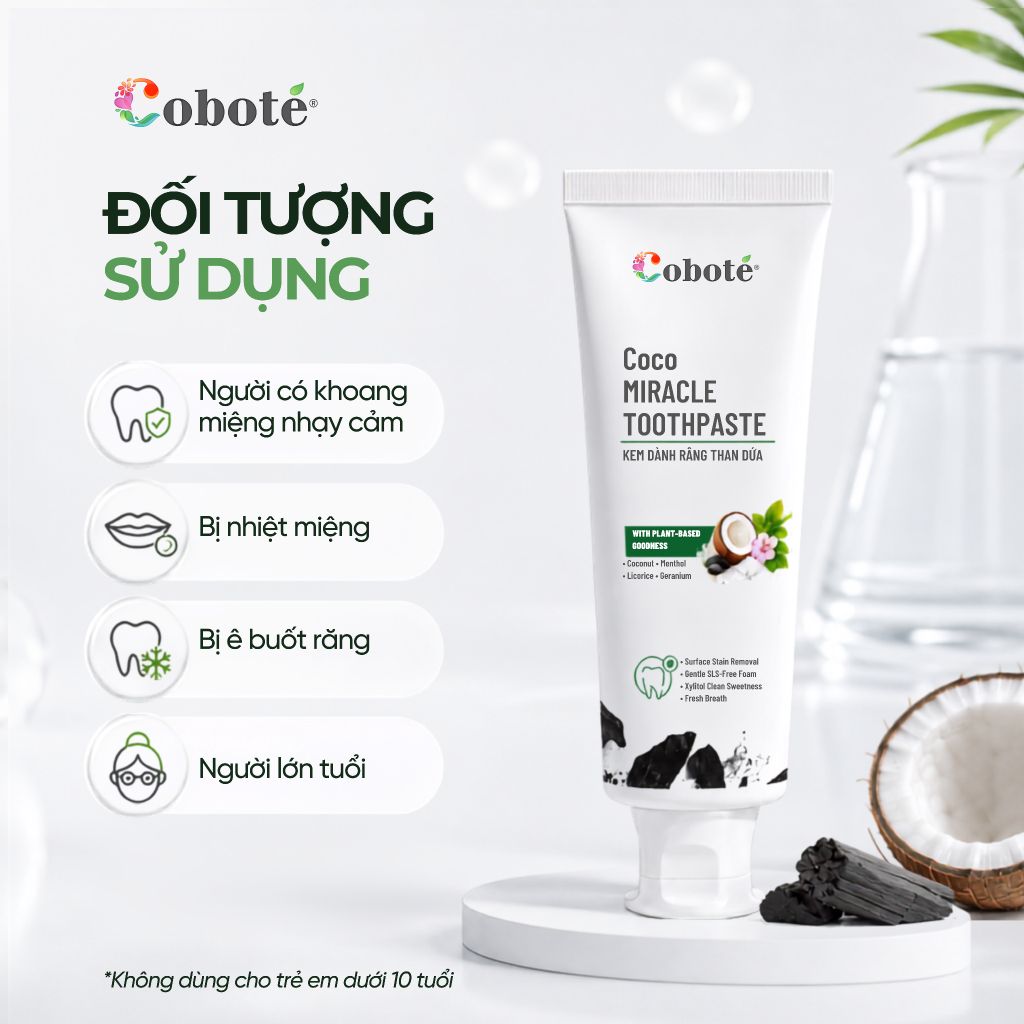 Combo Chăm Sóc Răng Miệng Coboté - Coco Miracle Oral Care (Hộp Quà Tặng)