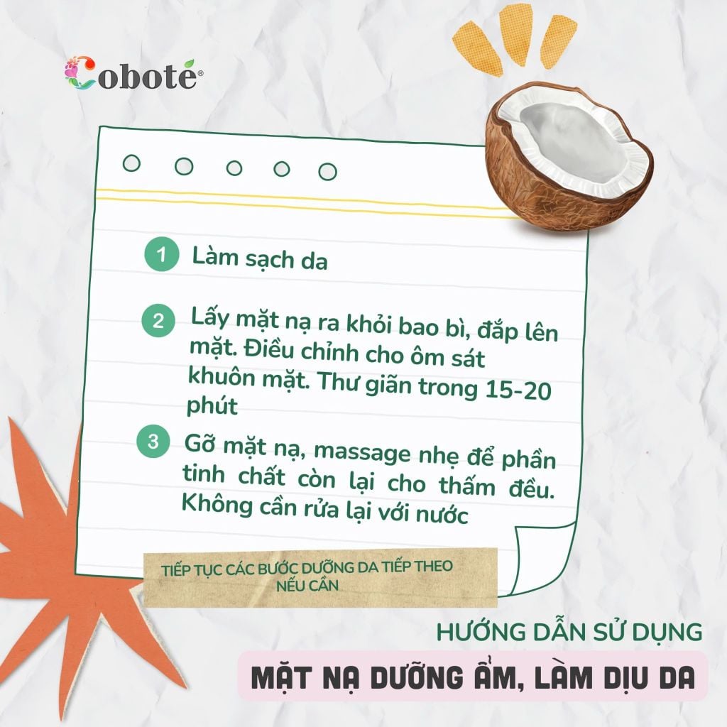 Mặt Nạ Dừa - YOUTHFUL GLOW FACE MASK