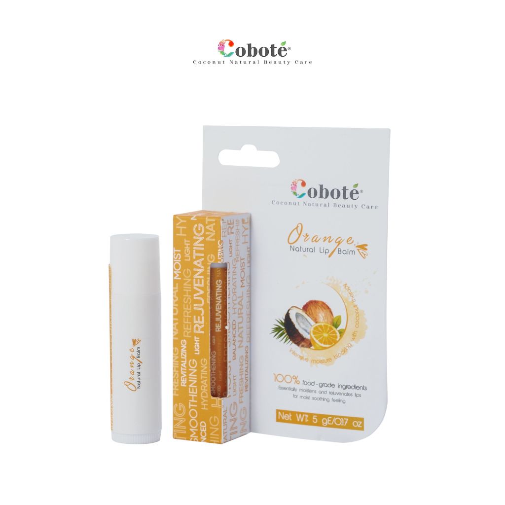 SON DƯỠNG KHÔNG MÀU - Natural Lip Balm - Cam tươi