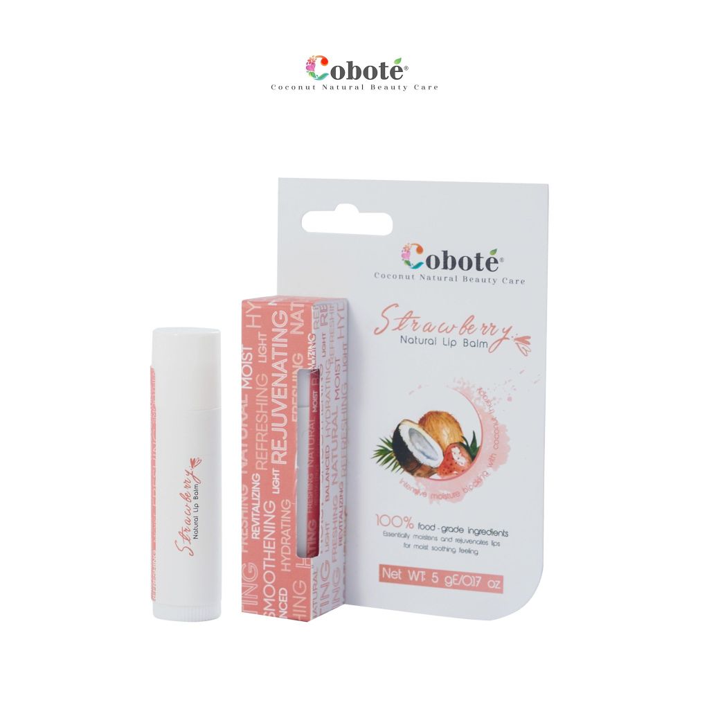 SON DƯỠNG KHÔNG MÀU - Natural Lip Balm - Dâu tươi