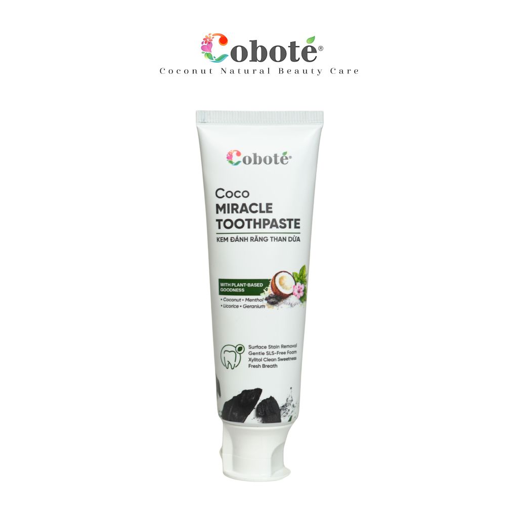 Kem Đánh Răng Than Dừa - Coco Miracle Toothpaste