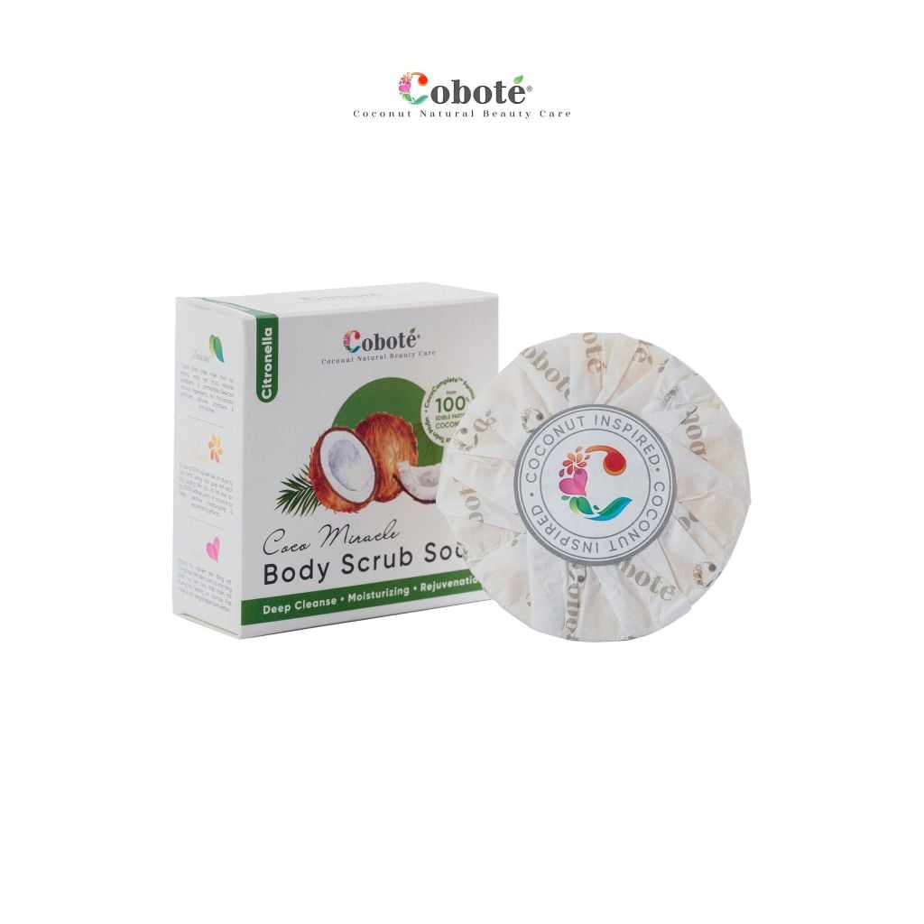 XÀ PHÒNG TẨY TẾ BÀO CHẾT - Coco Miracle Body Scrub Soap  - Sả tươi