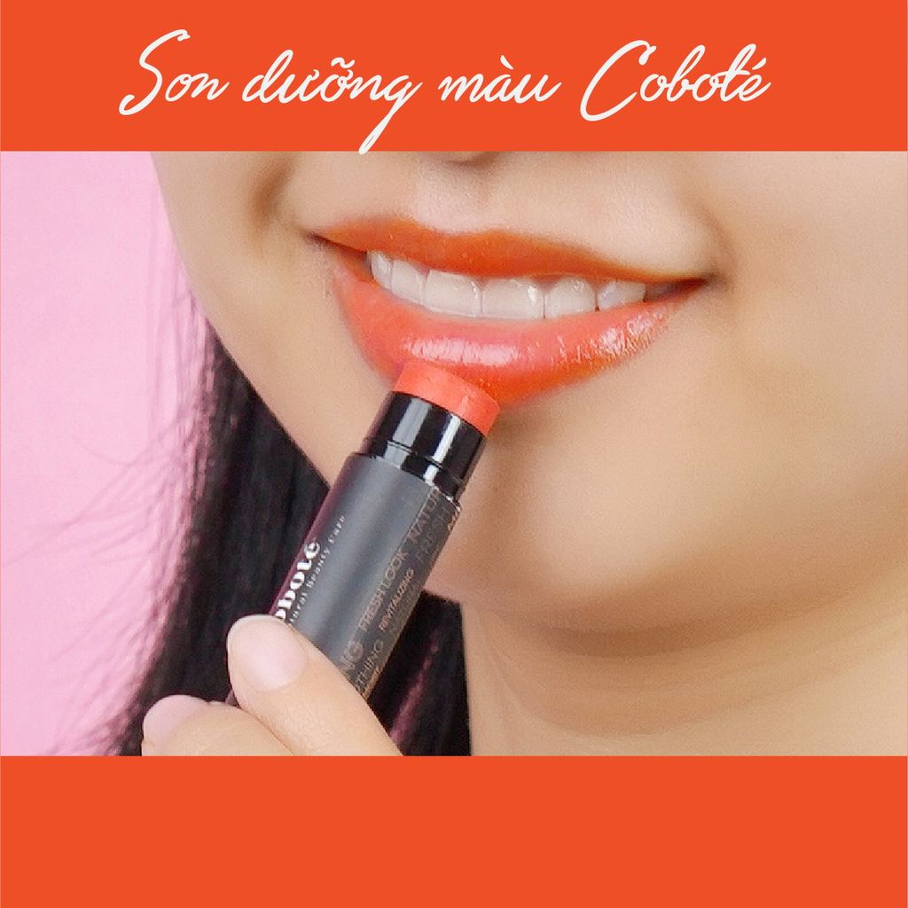 SON DƯỠNG  CÓ MÀU - Natural Tinted Lip Balm  - Cam