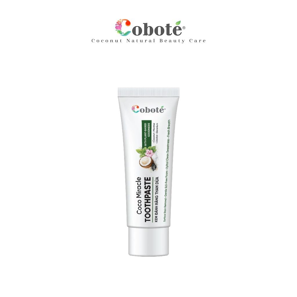 Kem Đánh Răng Than Dừa - Coco Miracle Toothpaste