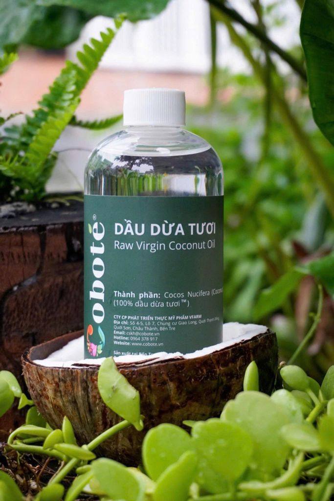DẦU DỪA TƯƠI Coboté - 100% CƠM DỪA TƯƠI 500 ML
