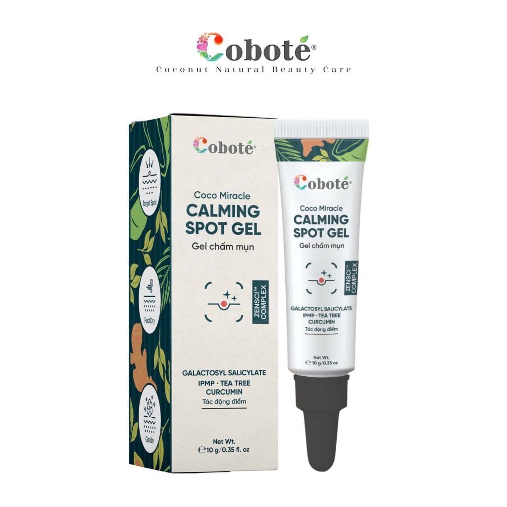 Gel chấm mụn - Coco Miracle Calming  Spot Gel 10gr