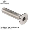 Bulong M6 đầu côn Vinahardware, màu nikel-HSS675NK- Con