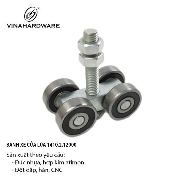 Bánh xe cửa lùa bánh sắt Vinahardware - CT504312