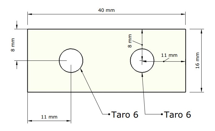 Pat ( Bas) sắt loại 40x16x4mm, hàng phôi, P4016-P4016