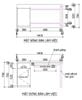 Khung bàn tam giác Vinahardware sơn xám - VNH147075B