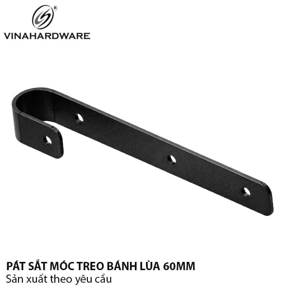 Pát sắt móc treo bánh xe cửa lùa phi 60mm