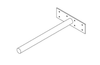 Pat ( Bas) âm đỡ kệ, sơn đen mờ Vinahardware - USS51144B