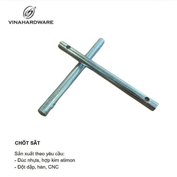 Chốt sắt Vinahardware, xi test muối crom 72h - 2201.1.10892
