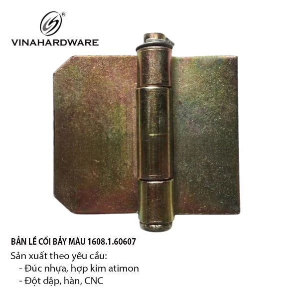 Bản lề cối xe tải không lỗ Vinahardware, xi bảy màu - VNH6060Z2