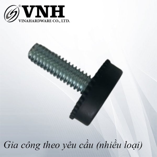 (NDA) Chân tăng chỉnh 5/16x25mm, màu đen - TA51625T23