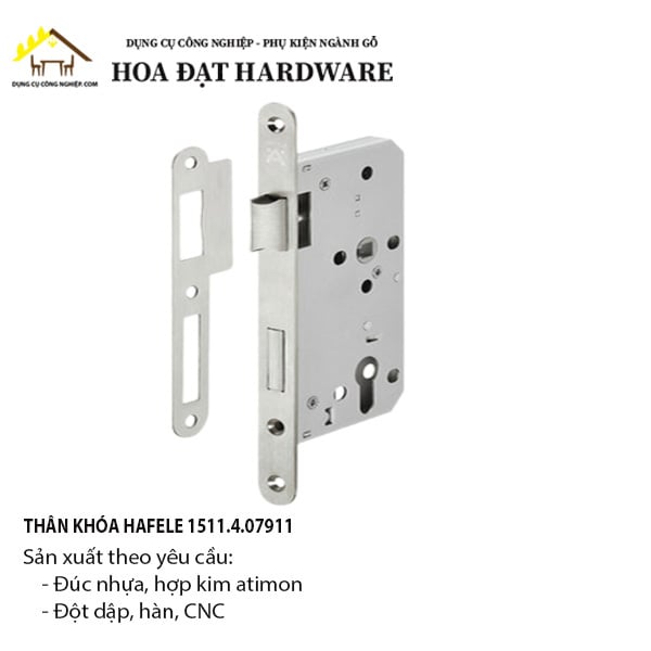 Thân khóa lưỡi gà và chốt chết E55/72A Hafele - KT91102