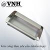 Tay Nắm Âm Tủ Cong Nhôm Anode Màu Bạc – Mã 1327.4.41320