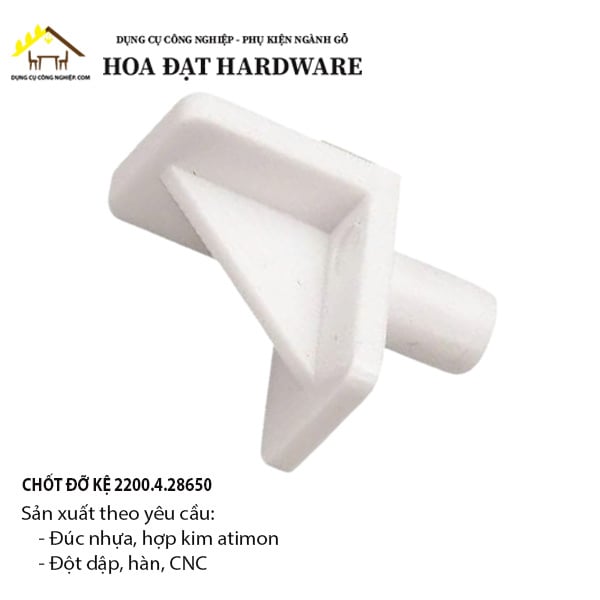 Pat (bas) đỡ kệ lắp nhấn nhựa - KS28367