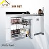 Giá gia vị di động nan oval, inox hộp - 4100.4.97002