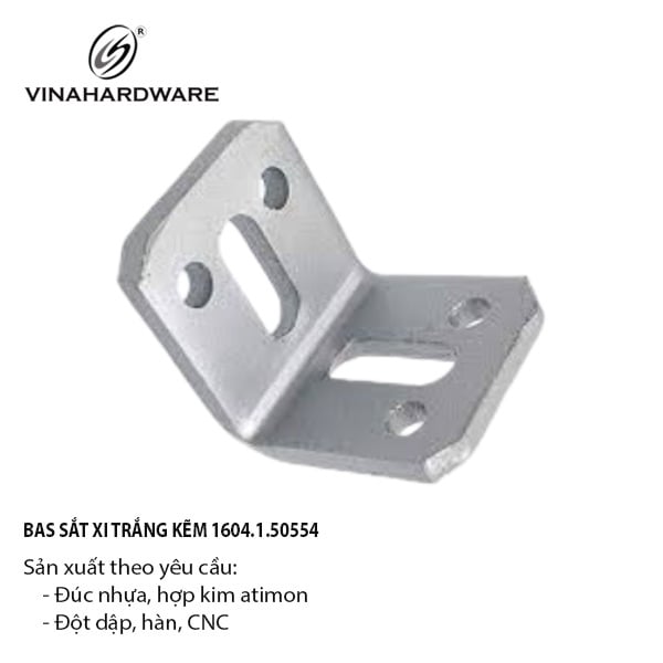 Pat ( bas) ke sắt mạ kẽm 50x50mm dày 5.0mm Vinahardware - VNH50505Z
