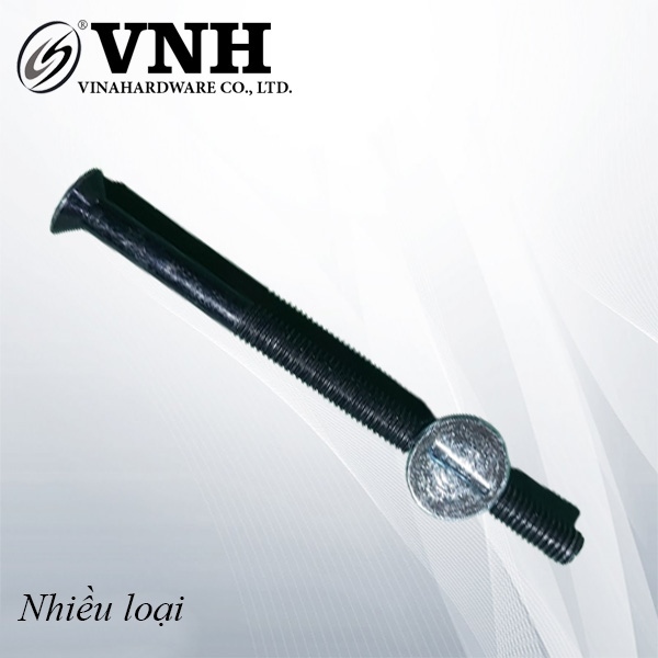 Bộ ốc liên kết (Tán ngang HDSB304 + Bulong đầu côn), màu đen Vinahardware - HDSB521