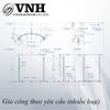 Giá treo, sơn đen mờ - VNH1350590B