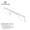 Tay nắm âm nhôm phay khoét lỗ Vinaharware - VNH14L200
