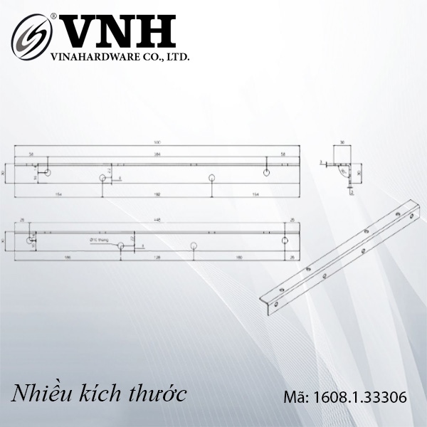 Pat ( bas) sắt, sơn đen mờ - VNH50030303B