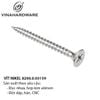 Vít đầu bằng ren nhuyễn M3, màu niken - ZS315NK
