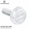 Chỉnh chân bàn 3 vạch màu trong 1/4*25mm Vinahardware, đế nhựa 6x21mm