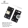 Ray Nhôm Đùn UI dành cho bánh xe cửa lùa tủ 1170.4.00200