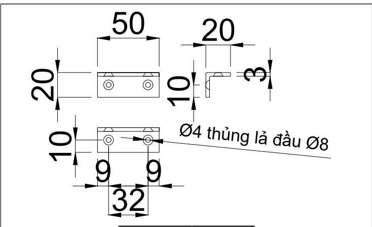 Pat ( Bas) sắt 50x20x3, sơn đen mờ-VNH2923574