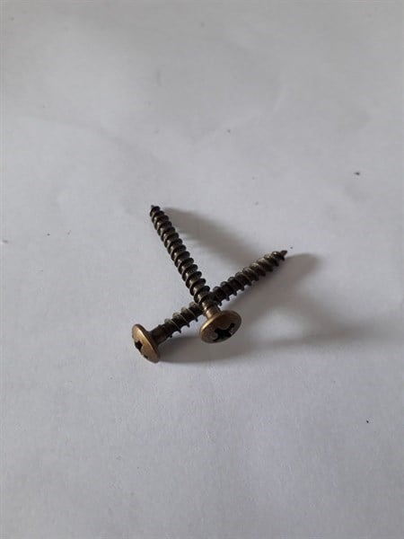 Vít gỗ đầu dù răng nhuyễn m3, màu vàng đồng- SC330Y