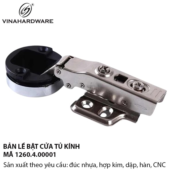 BẢN LỀ NẮP BẬT CỬA TỦ KÍNH 1260.4.00001