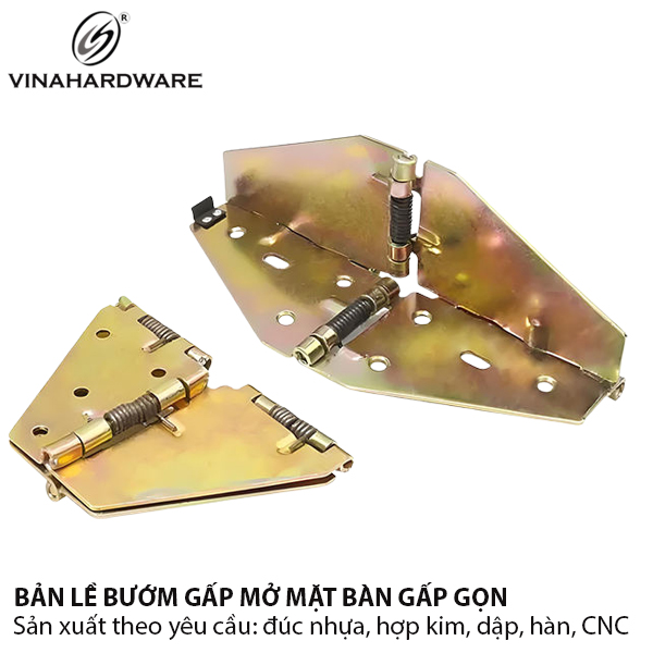 Bản lề lá cánh bướm tự giữ mặt bàn loại lớn dày 2.3mm 1260.2.11937