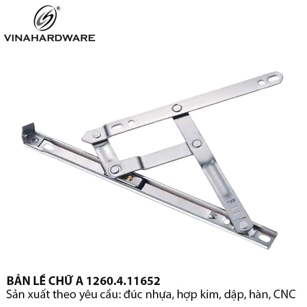 Bản lề chữ A Vinahardware, inox 304 - 1260.4.11652