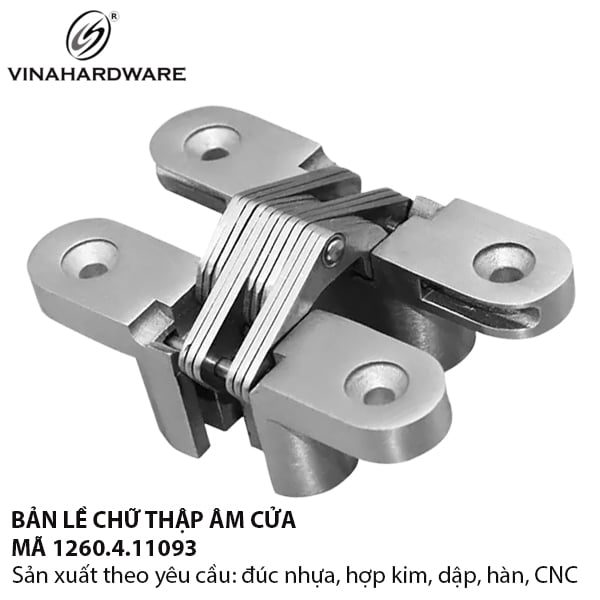 Bản lề chữ thập Vinahardware kích thước 118x28x23mm - 1230.4.82823