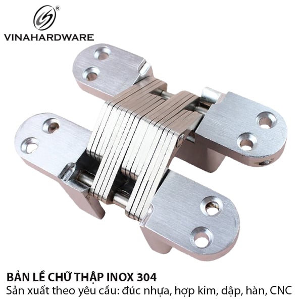 Bản lề chữ thập inox 304 13x60mm 1260.4.11033