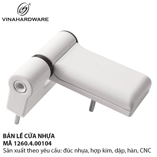 Bản lề cửa nhựa Vinahardware loại 100mm - 1260.4.00104