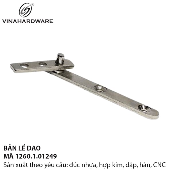 Bản lề dao Vinahardware xi nikel – Mã 1260.1.01249