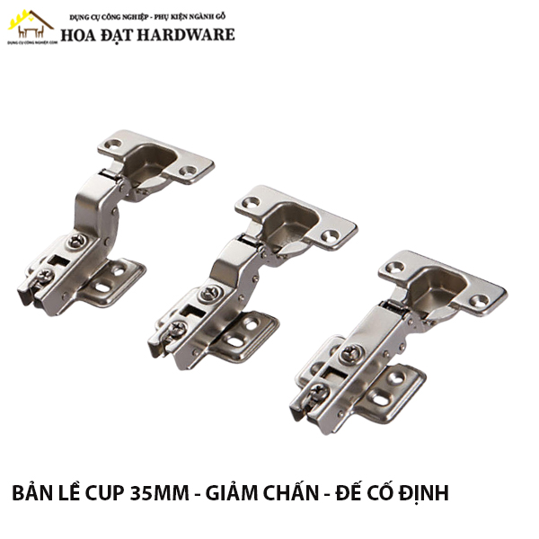 Bản lề cup 35mm giảm chấn - Đế cố định - 1200.4.07041