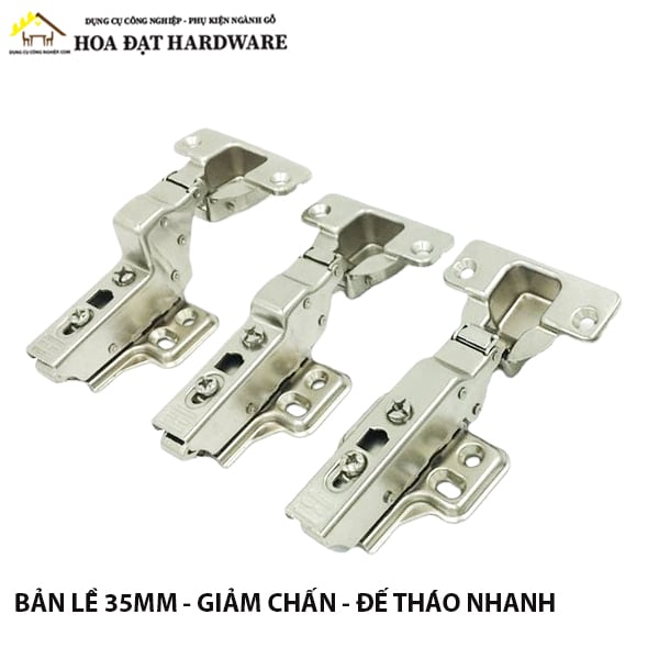 Bản lề cup 35mm giảm chấn - Đế tháo nhanh - 1201.4.07041