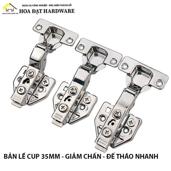 Bản lề cup 35 giảm chấn - Đế tháo nhanh - 1220.4.07953