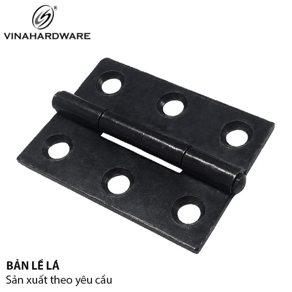 Bản lề lá xi đen Vinahardware - HHL7550L15