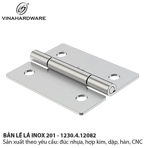 Bản lề lá inox 201 Vinahardware | Model: 1230.4.12082