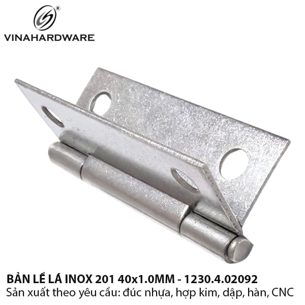 Bản lề lá inox 201 Vinahardware | Model: 1230.4.02092