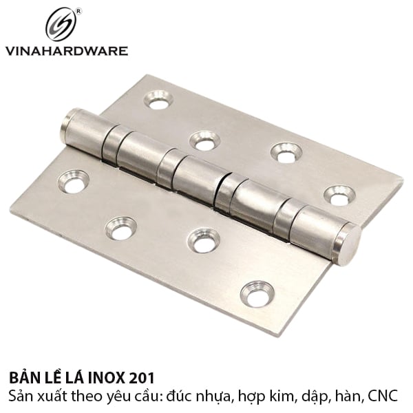 Bản lề lá inox 201 cửa đi | Model: 1230.4.02002