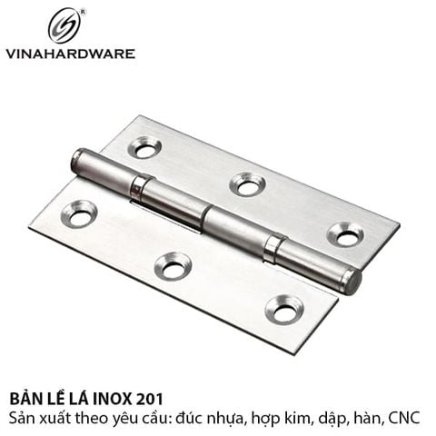 Bản lề lá inox 201 Vinahardware | Model: 1230.4.02012